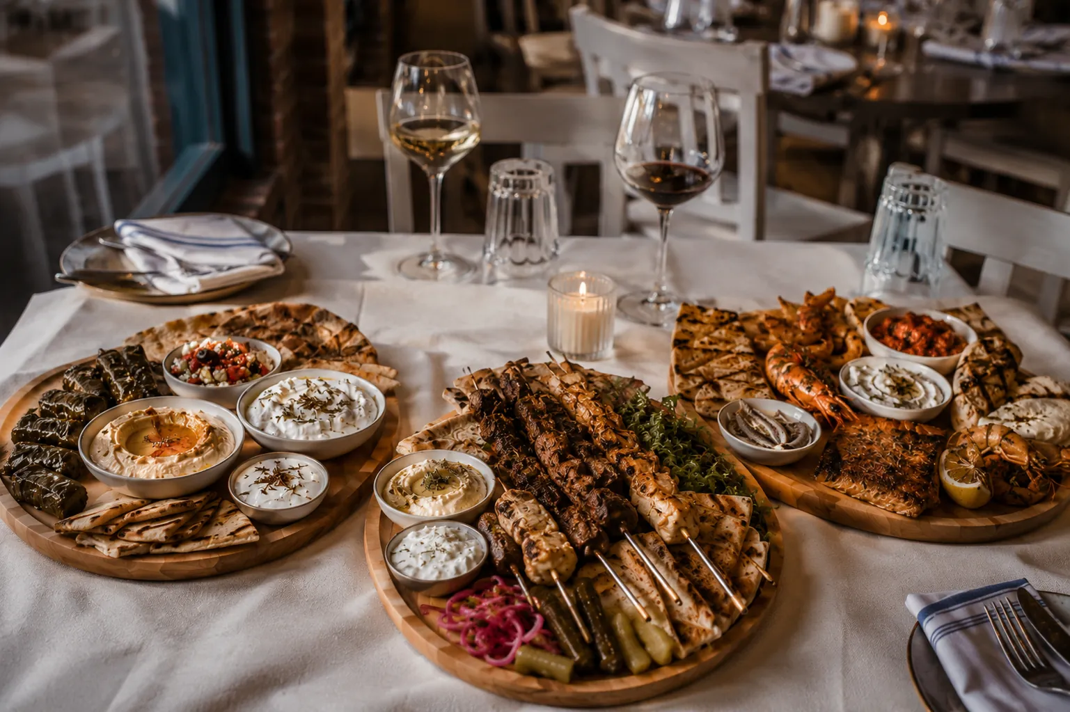 Three Passport Boards arranged for a shared dinner at Kalimera Bar and Grill