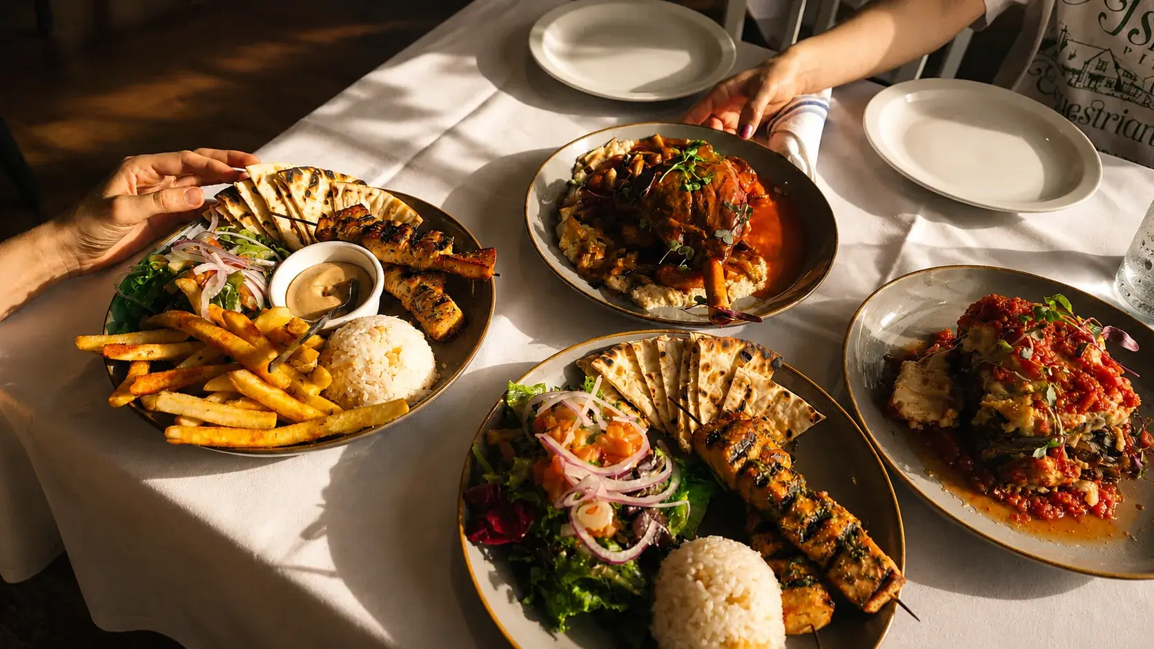 Catering arranged for a group of twenty-five people